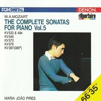 Musical Heritage Society : Pires - Mozart Sonatas 15 - 18